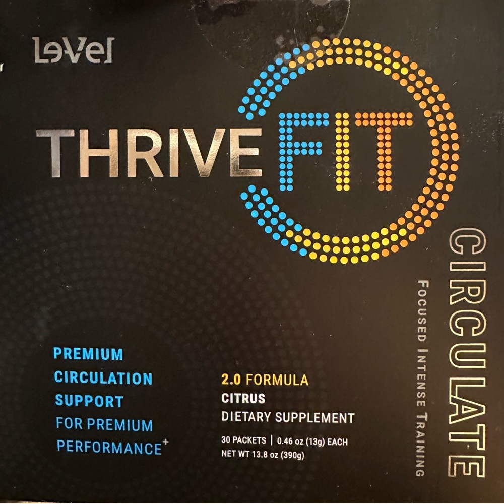 Destashing older personal stash of ThriveFit Circulate 2.0 formula
